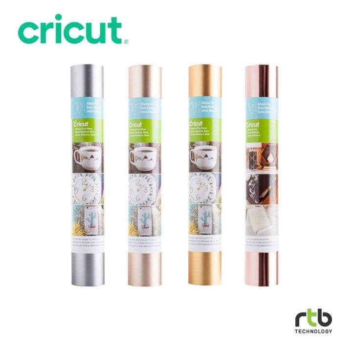 Cricut Adhesive Foil Vinyl Removable ขนาด 12x48 นิ้ว สำหรับเครื่องตัด