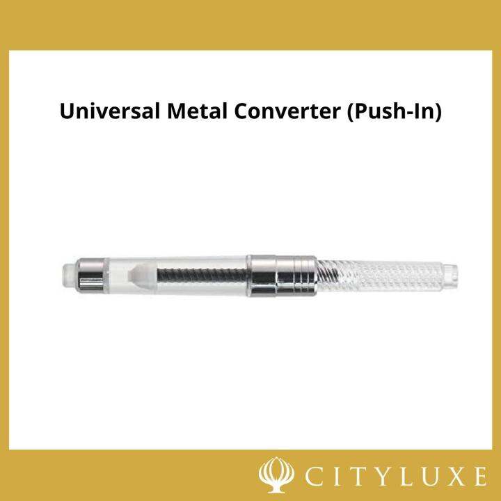 Universal Metal Converter (PushIn), Pen Ink Refill Converter For Fountain Pen Lazada Singapore