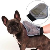 Dog Grooming Hair Removal Silicone Combing Deshedding Bathing Massage Shower Rubber Mitt Product