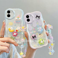 ใหม่ เคส Phone Case Redmi A2 A1 Xiaomi 13 Pro 13Lite POCO X5 F4 4G 5G เคส INS น่ารักการ์ตูน3D กระต่ายสนูปี้ครีมเคสมือถือกันกระแทกนิ่มพร้อมสร้อยข้อมือดอกไม้2023