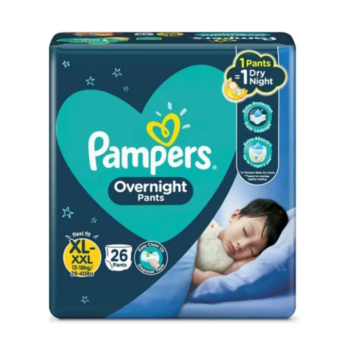 Pampers Overnight Pants XL-XXL Diaper 26s | Lazada PH