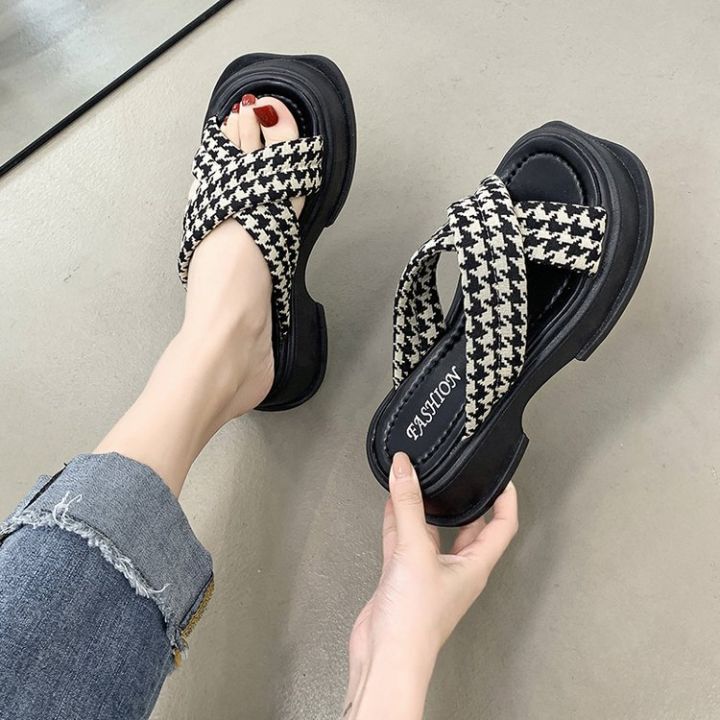 darane-รองเท้าแตะพื้นหนาสำหรับผู้หญิงรองเท้าแตะยางพื้นหนาแฟชั่นฤดูร้อนสำหรับผู้หญิง