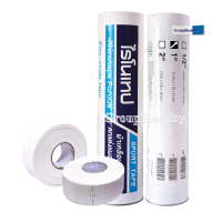 Rhinotape Porous ไรโนเทป ผ้าเคลือบกาวยาง ตกแต่งแผลแบบรูพรุน 1 นิ้วx10 หลา