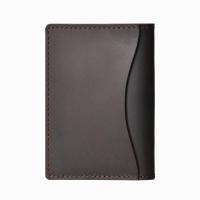 SIKU leather mens wallet case handmade crazy horse id card holder distress card holder