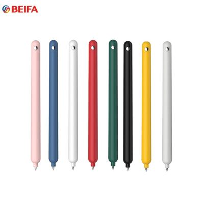 BeiFa Rotary Gel Pen Sign Pens Self Cleaning Pучка Caneta 0.5MM Black Ink Ballpoint for Office School Stationery Supplies Pens