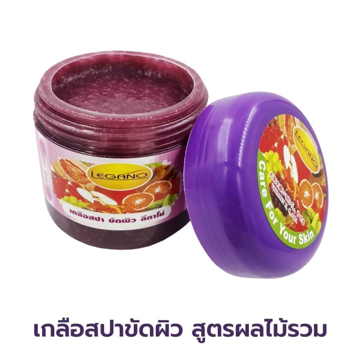 สครับผิวขาว-เกลือสปาขัดผิว-ผลไม้รวม-750g-บำรุงผิวสวยใสอ่อนเยาว์-ผิวพรรณเปล่งปลั่ง-สุขภาพดี-aha-สูง-เติมความชุ่มชื้นให้ผิวขาดน้ำ