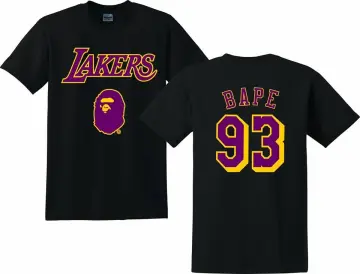 Shop Bape Shirt Lakers Online | Lazada.Com.Ph
