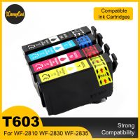 T603รองรับสำหรับ Epson XP-2100 XP-2105 XP-3100 XP-3105 XP-4100 XP-4105แรงงาน WF-2810DWF หมึกเครื่องพิมพ์