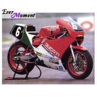 Ever Moment DIY Diamond Painting Cross Stitch Red Motorcycle Ducati Embroidery Motor Vehicle Race Craft 5D ASF927