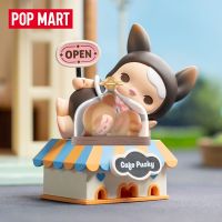 【LZ】❦  POP MART Pucky Fairy Bunny Cafe Série Blind Box Brinquedos Modelo Original Figura Anime Bonito Presente Surpresa Confirmar Estilo