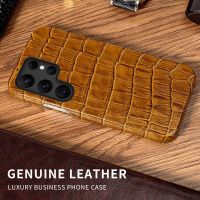 Luxury Crocodile Texture สำหรับ Samsung Galaxy S22 Ultra S22 S21 Plus S21fe S20 Fe A52 S53แฟชั่น