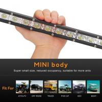 14 Inch 36W 6000K 1800LM Waterproof Car LED Strip Work Light Bar Single Row Off Road Led Lights for Jeeps SUV Motorcycles