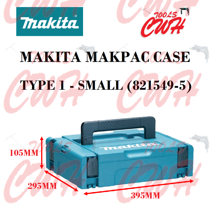 MAKITA MAKPAC CONNECTOR PLASTIC CASE CONTAINER TYPE 1 TYPE 2 TYPE 3 ...