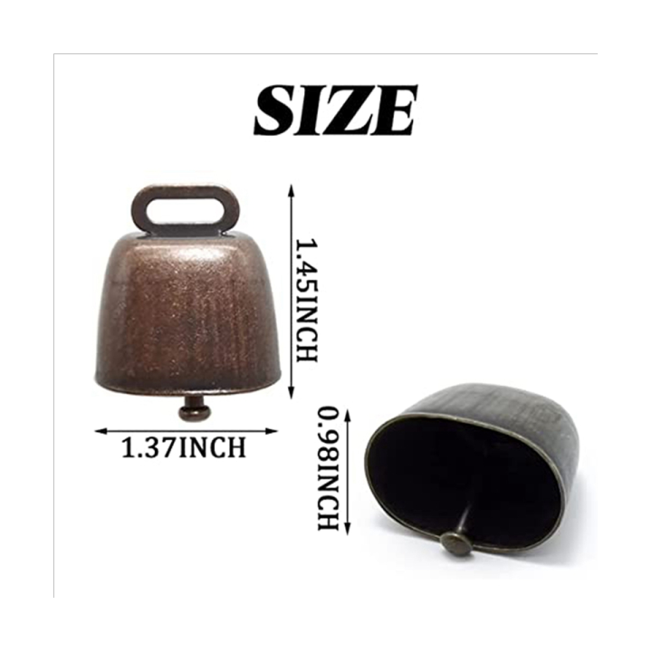 Vintage Style Cow Bell Metal Cow Bell Cow Bell for Grazing Cattle and