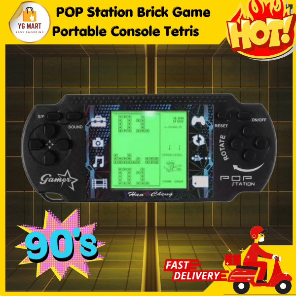 Yamyam Golden Mart POP Station Brick Game Portable Console 90's Kids