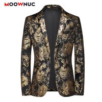 ZZOOI Fashion Blazers for Men 2022 New Coats Casual Suits Solid Wedding Autumn Woollen Brand MOOWNUC Bridegrooms Costume Prom Party