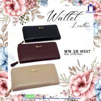 Marwell(มาร์เวลล์)กระเป๋าธนบัตรทรงยาวซิปรอบ หนังแท้ รุ่น MW 28-0357