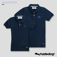 Rudedog เสื้อโปโล หญิง ชาย รุ่น harmonic สีกรม