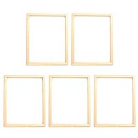 5X 40X50 Cm Wooden Frame DIY Picture Frames Art Suitable For Home Decor Painting Digital Diamond Drawing Paintings