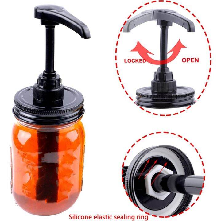 syrup-amp-sauce-honey-dispenser-pump-lids-pp-pump-dispenser-lid-airtight-amp-leak-proof-kitchen-food-grade-coffee-syrup-dispenser-pump-2-pack