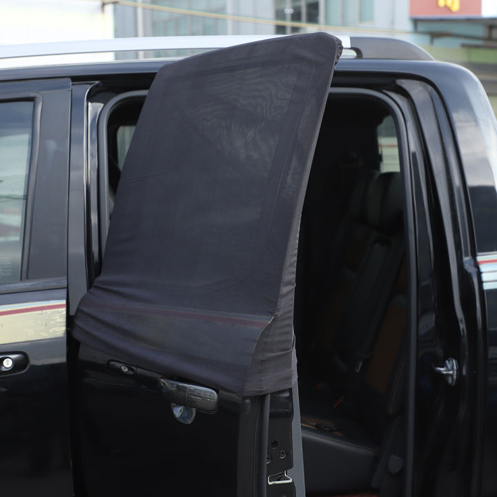 สำหรับฟอร์ดเรนเจอร์-wildtrak-2015-2021กลับประตูรถหน้าต่างม่านม่านบังแดดป้องกันยุงแมลงสุทธิอุปกรณ์เสริมในรถยนต์ภายนอก