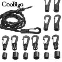 5mm 8mm Elastic Rope Hooks Bungee Shock Fastener Cord End Hanging Connector for Tying Kayak Boat Bike Tent Awning Parts 5/10pcs