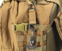 Tactical Webbing Buckle Mountaineering Two-way Hanging Chain