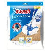 อะไหล่ม็อบกลมไมโครไฟเบอร์ SWASH แพ็คคู่