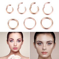 DEPLORABIE66IE6ช่องปาก1ชิ้น Unisex เปิดส่วนพับชุด Piercing Septum เกลียวหู Tragus แหวนจมูกริมฝีปาก Hoop