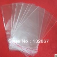 Hote selling 200pcs lot 12x19cm Bon OPP jewelry bag Pressure sensitive adhesive self adhesive seal clear plastic bag transparent