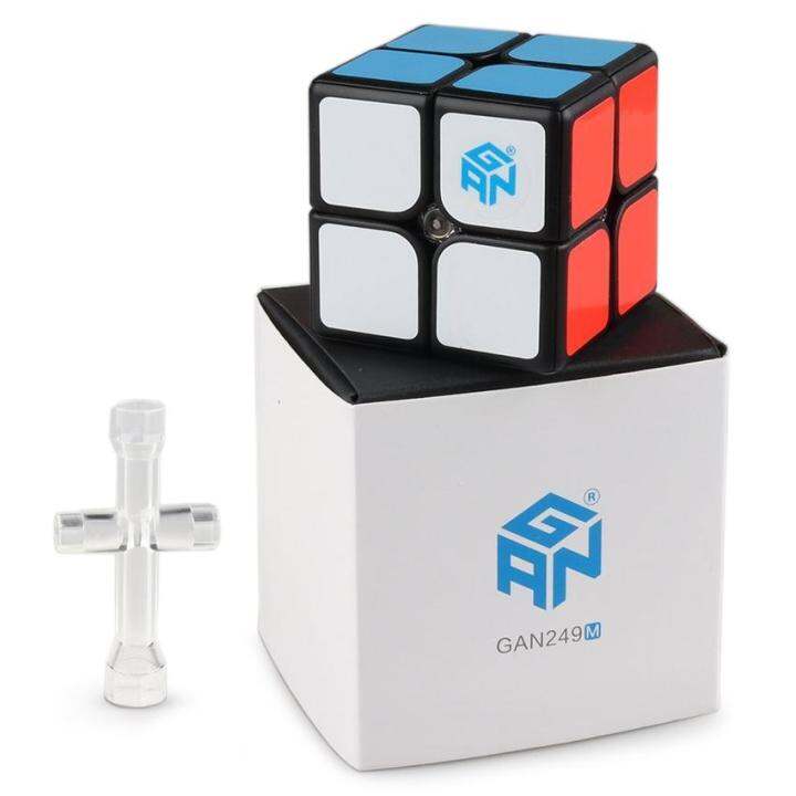 Gan 249 V2M Magnetic 2x2 Speed Rubik's Cube Black | Lazada PH