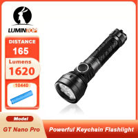 Lumintop 10440ไฟฉาย GT NANO PRO มินิพวงกุญแจไฟฉาย1620 Lumens ไฟฉายตั้งแคมป์ที่มีประสิทธิภาพ