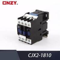 18a Cjx2-1810 Lc1 3เฟส3ขั้วไม่มีขดลวดแรงดันไฟฟ้า380V 220V 110V 36V 24V 50/60Hz รางดินติดตั้ง3p1no เปิดปกติ