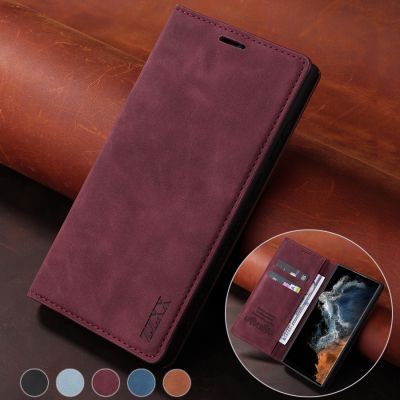 「Enjoy electronic」 Flip Wallet Leather Case For Samsung Galaxy S22 S21 S20 Plus Ultra FE S10E S10 S9 S8 Plus A04S A12 M12 A13 A50 A51 A52 A52S A53