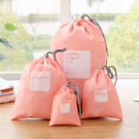 Hot 4 pcs / lot Waterproof Travel Storage Bags Travel Shoe Makeup Organizer Laundry Bag Underwear Cosmetics