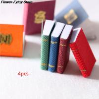 NEW 4pcs/set 1/12 Dollhouse Miniature Mini Books Model Furniture Accessories