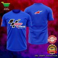 （ALL IN STOCK 2023）  Baju Motor Gp Yamaha Microfiber Eyelet Premium Quick Dry