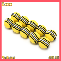 Zozo ✨Ready Stock✨ Jay 10Pcs Rainbow Stripe foam Sponge Golf Balls Swing Practice Training Aids