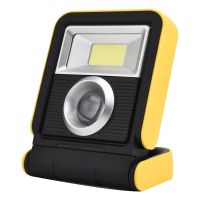 Camping Cob Work Light Solar Portable USB Charging Detection LED Outdoor Floodlight Folding and Rotating