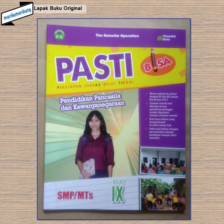 Buku Ringkasan Materi Ppkn Kelas 9 Smp Lazada Indonesia