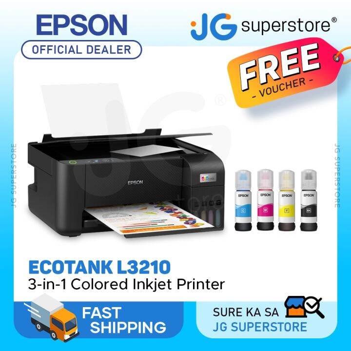 2023 ﹊ Epson L3210 3-in-1 Multifunctional EcoTank Printer with Epson ...