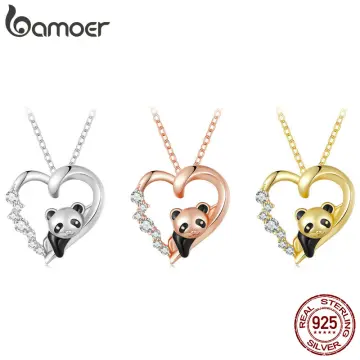 Panda Womens 18K Gold Over Silver Pendant Necklace | One Size | Necklaces + Pendants Pendant Necklaces