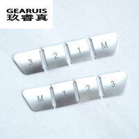 ที่หุ้มเบาะนั่งแต่งรถปรับแผงหน่วยความจำ Sitckers ตัดแต่งสำหรับเบนซิน C E Class W204 W212อุปกรณ์ตกแต่งภายในรถยนต์