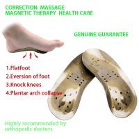 【A Creatively】 PremiumGel Insoles Orthopedic Flat Foot MagneticSole Pad รองเท้าใส่ Arch Support Pad Plantar Fasciitis