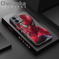 Chenyyka เคสสำหรับ iPhone 12 Pro 12 Mini 12 Pro Max,เคสแฟชั่นมาร์เวลสไปเดอร์-แมนขอบด้านข้างดีไซน์ใหม่ฝาปิดด้านหลังเป็นซิลิโคนนิ่มเคสโทรศัพท์แบบแข็งป้องกันการกระแทก