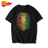 RAGGAE LION เสื้อยืดแขนสั้นคอกลม Cotton 100% สกรีนลาย