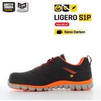 [รับประกัน 3 เดือน] Safety Jogger รุ่น LIGERO S1P รองเท้าเซฟตี้หุ้มส้น หัวนาโนคาร์บอน ไม่ผสมโลหะ เบาพิเศษ ESD