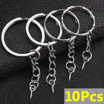 100pcs 12/16mm Mini Key Ring Gold O Ring Jump Ring Key Fob Ring Metal Split  Ring for Key Chain Wholesale Key Ring Findings 