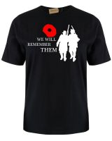 We Will Remember. Poppy Soldier War Remembrance Day T Shirt. Summer Cotton Short Sleeve O Neck Mens T Shirt New S 3Xl|T-Shirts| - Aliexpress