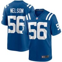 2023 New Fashion version NFL Indianapolis Colts Game Uniform Mens No. 56 Quenton Nelson Football Jersey